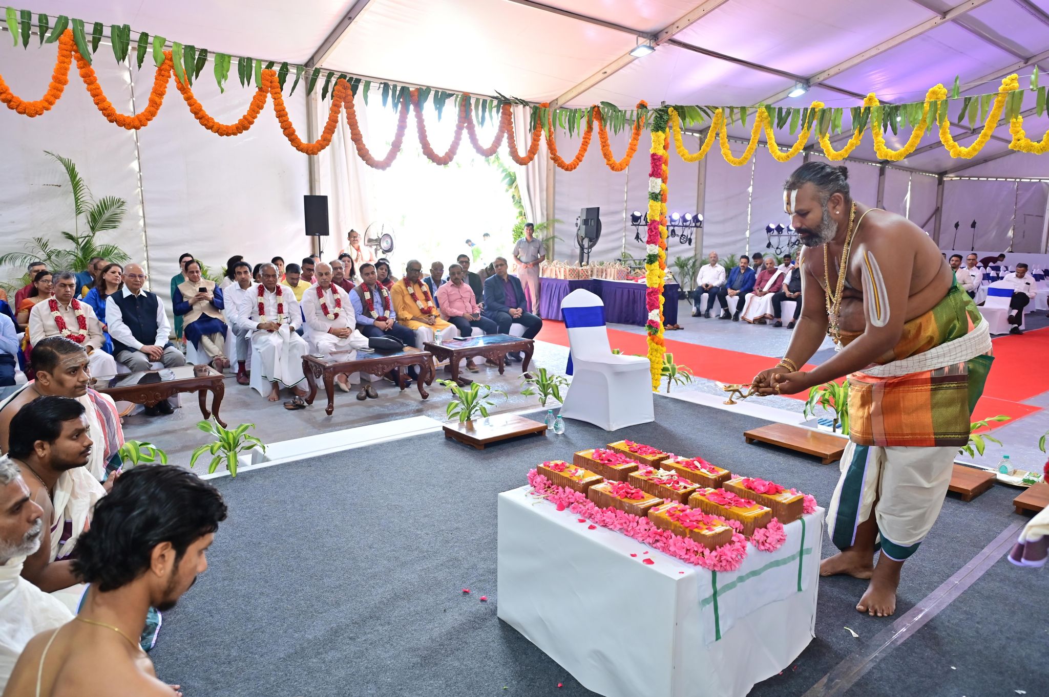 The Groundbreaking Ceremony (Bhoomi Pooja) of the IFQM Academy